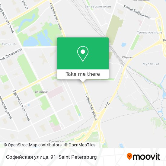 Софийская улица, 91 map