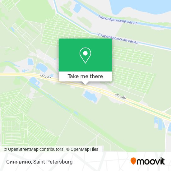 Синявино map