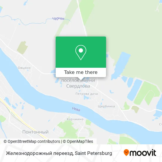 Железнодорожный переезд map