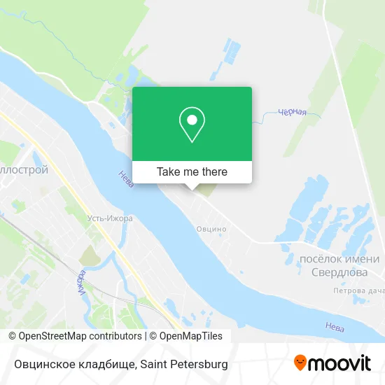 Овцинское кладбище map