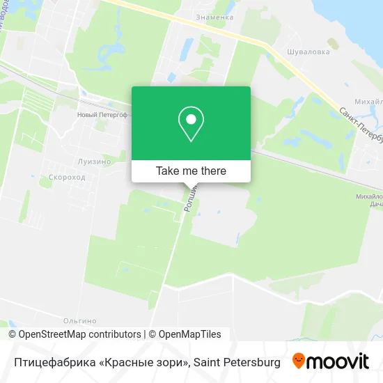 Птицефабрика «Красные зори» map