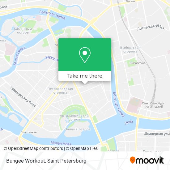 Bungee Workout map