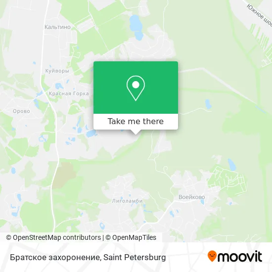 Братское захоронение map