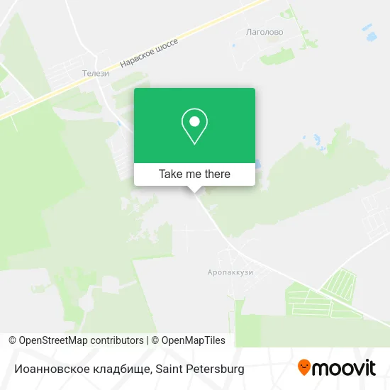 Иоанновское кладбище map
