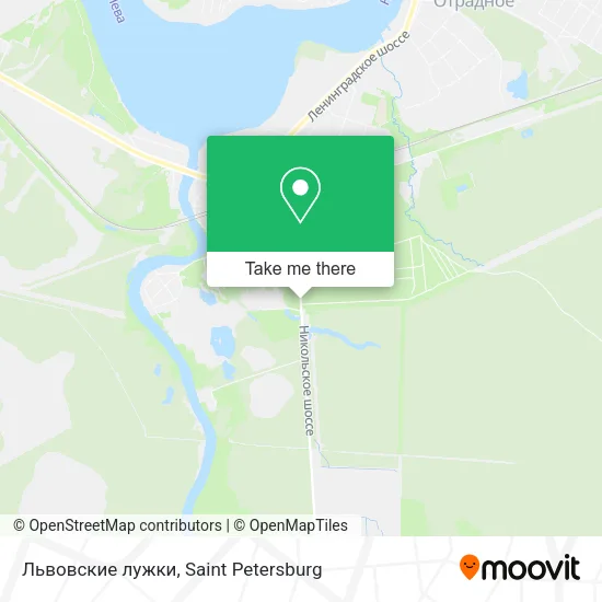 Львовские лужки map
