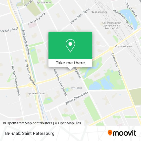 Винлаб map