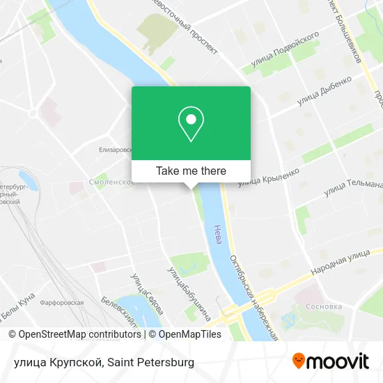 улица Крупской map