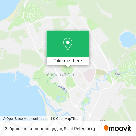 Заброшенная танцплощадка map