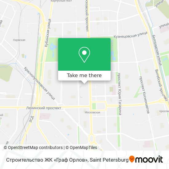 Строительство ЖК «Граф Орлов» map