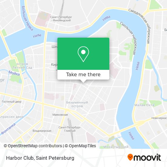 Harbor Club map