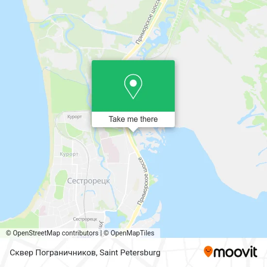 Сквер Пограничников map