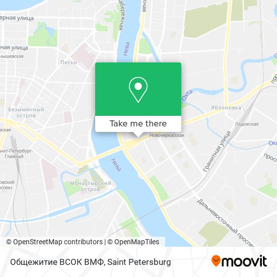 Общежитие ВСОК ВМФ map