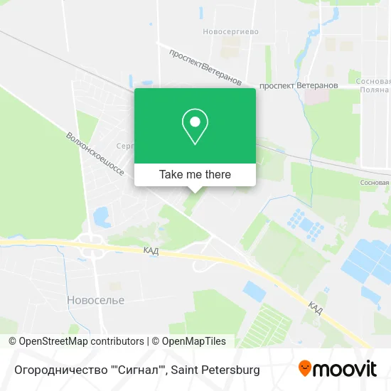 Огородничество ""Сигнал"" map