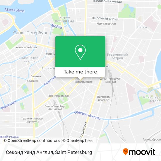 Секонд хенд Англия map