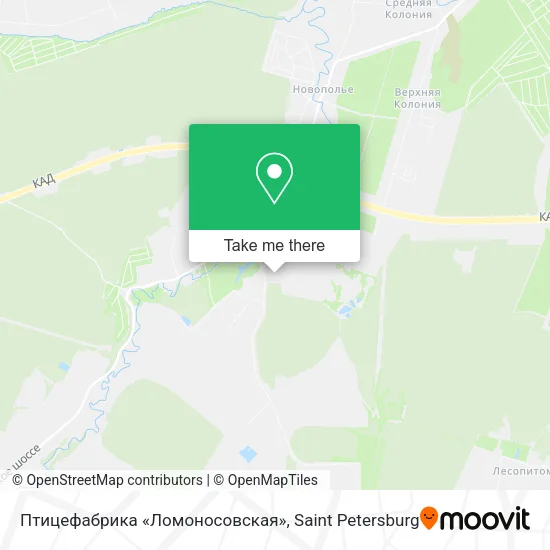 Птицефабрика «Ломоносовская» map