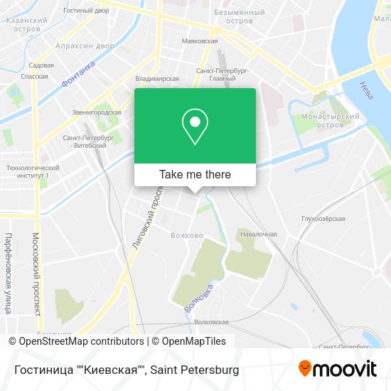 Гостиница ""Киевская"" map