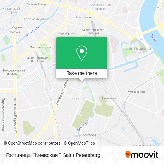 Гостиница ""Киевская"" map