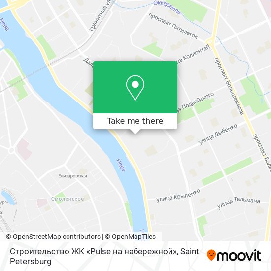 Строительство ЖК «Pulse на набережной» map