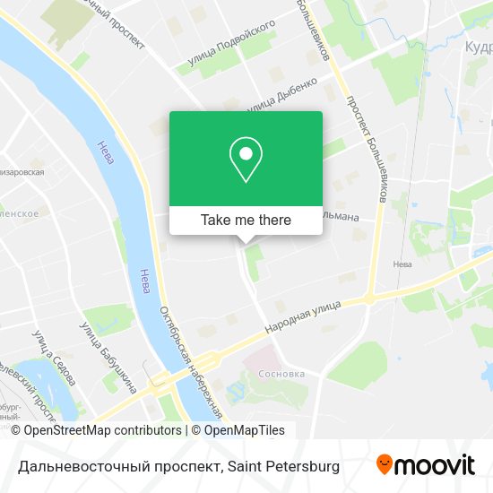 Дальневосточный проспект map
