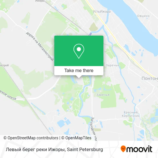 Левый берег реки Ижоры map