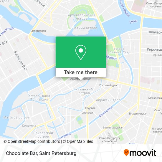 Chocolate Bar map