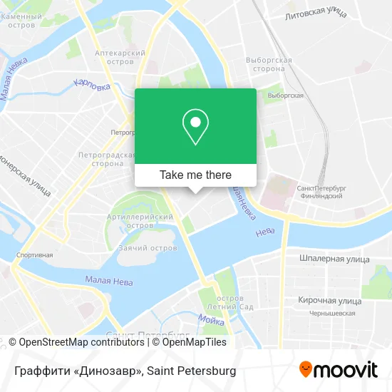 Граффити «Динозавр» map