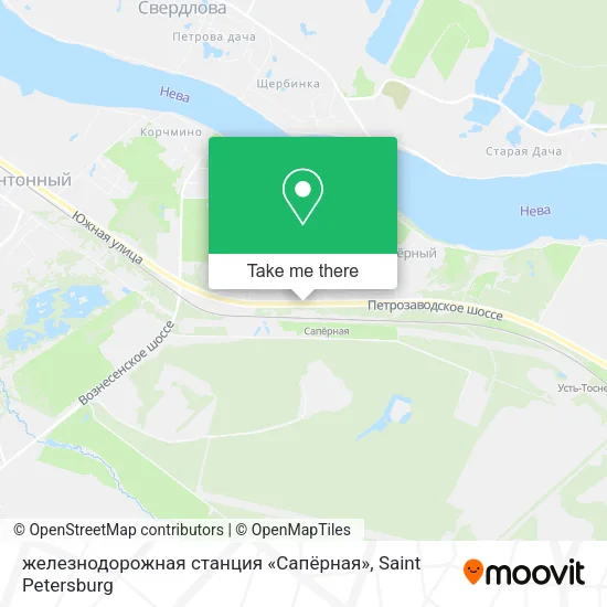 железнодорожная станция «Сапёрная» map