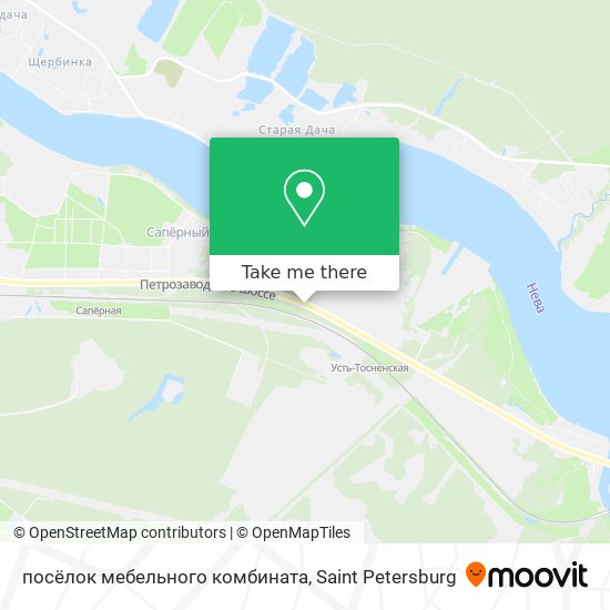 посёлок мебельного комбината map