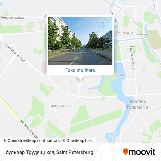 бульвар Трудящихся map