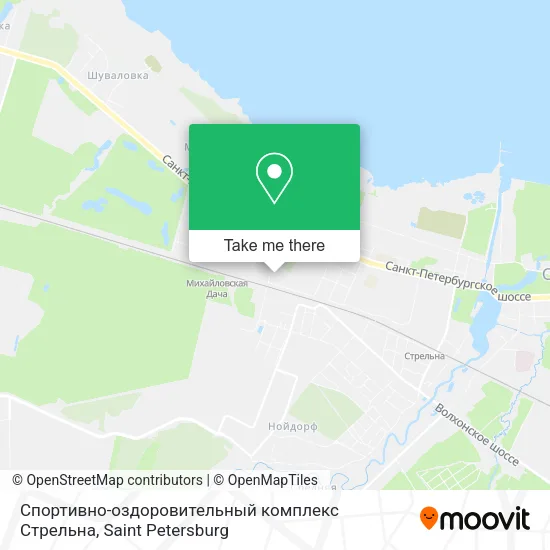Спортивно-оздоровительный комплекс Стрельна map