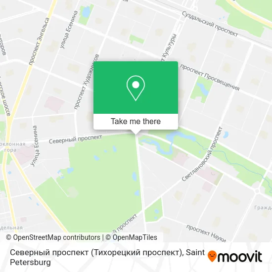 Северный проспект (Тихорецкий проспект) map