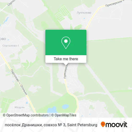 посёлок Дранишки, совхоз № 3 map