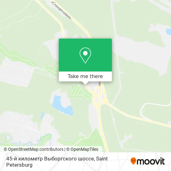 45-й километр Выборгского шоссе map