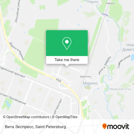 Вита Экспресс map