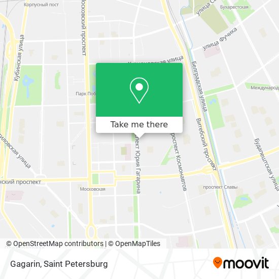 Gagarin map