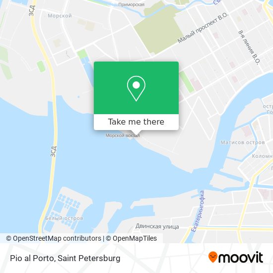 Pio al Porto map