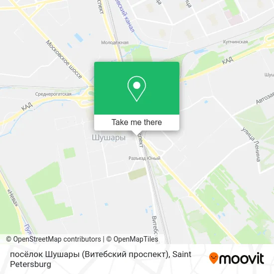 посёлок Шушары (Витебский проспект) map