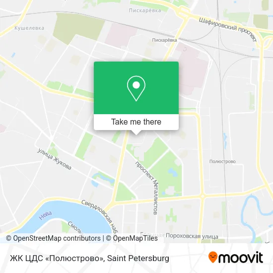 ЖК ЦДС «Полюстрово» map