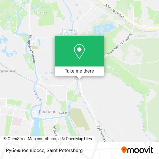 Рубежное шоссе map