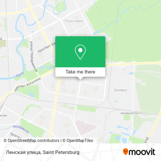 Ленская улица map