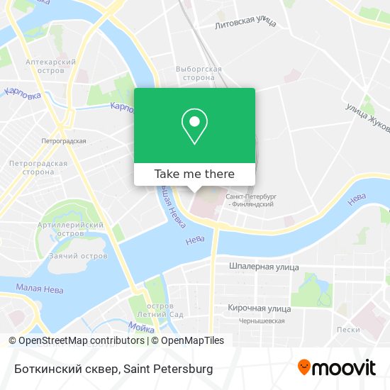 Боткинский сквер map