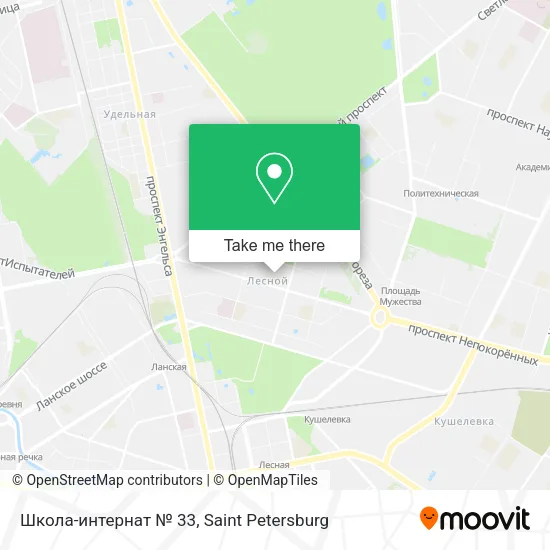 Школа-интернат № 33 map