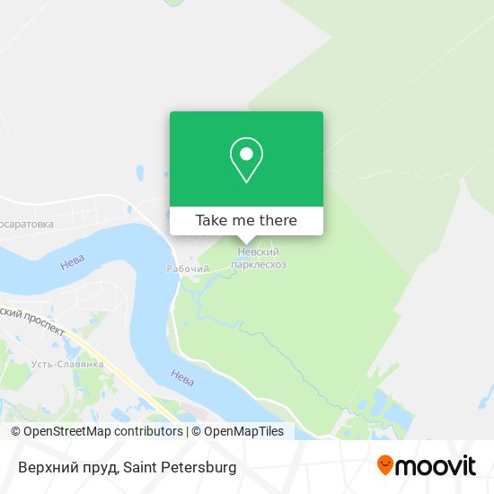Верхний пруд map