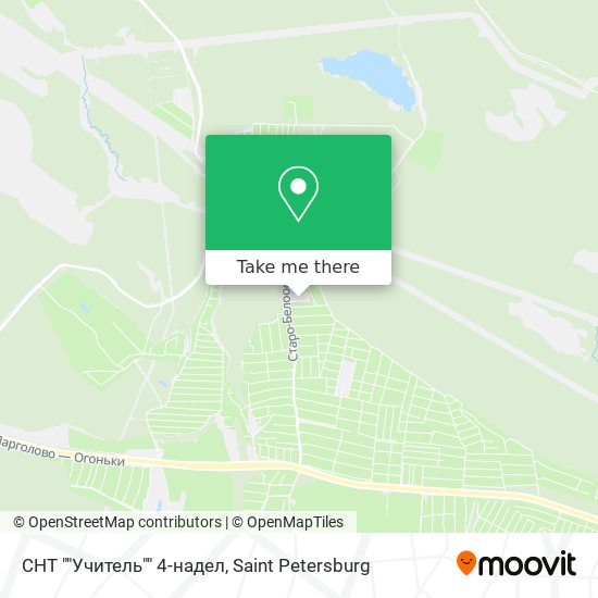СНТ ""Учитель"" 4-надел map