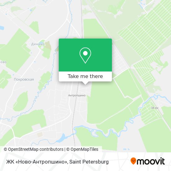 ЖК «Ново-Антропшино» map