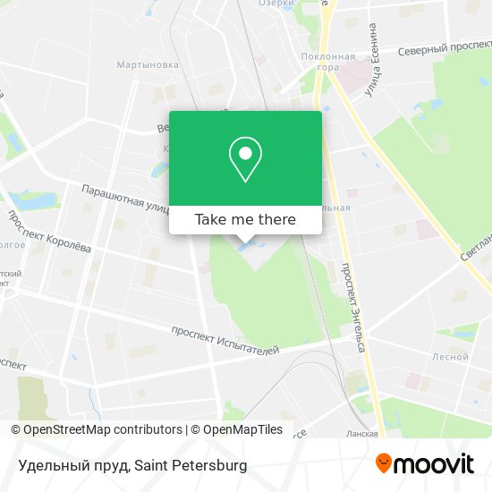 Удельный пруд map