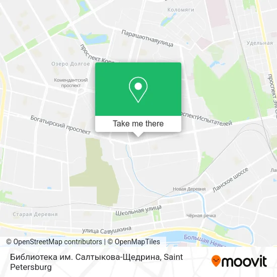 Библиотека им. Салтыкова-Щедрина map