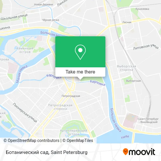 Ботанический сад map