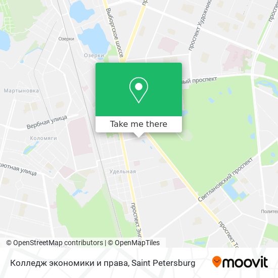 Колледж экономики и права map