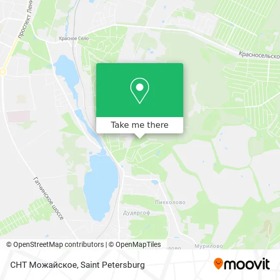 СНТ Можайское map